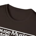 thumbnail image 3 of House Music Nutrition Facts Unisex Softstyle T-Shirt, 3 of 3