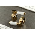 thumbnail image 2 of Kingston Brass KB8952DPL Paris Mini-Lavabo Robinet, Laiton Poli, 2 of 2