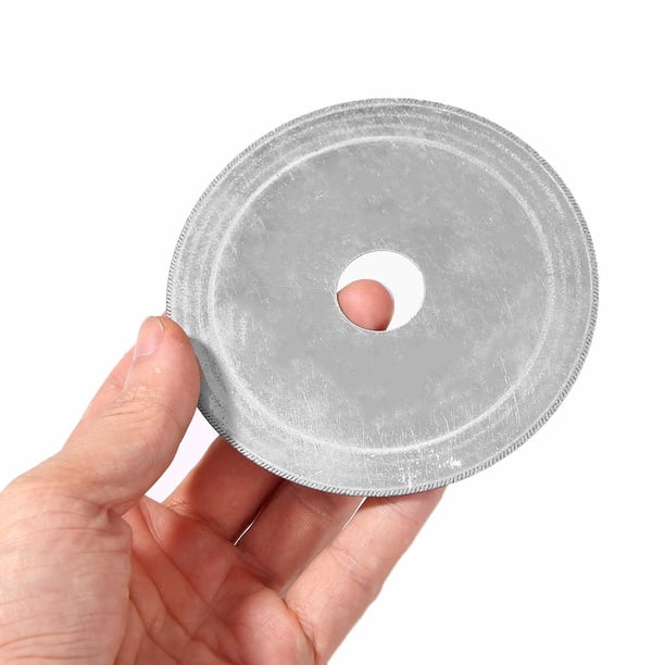 Hoja de sierra de diamante Herramientas de corte de dientes inclinados para piedra ágata Jade 100 mm Ndcxsfigh Para estrenar