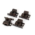 thumbnail image 4 of Unique Bargains Cupboard Closet Furniture Door Double Ball Roller Catch Latch Brown 4Pcs Metal, 4 of 4