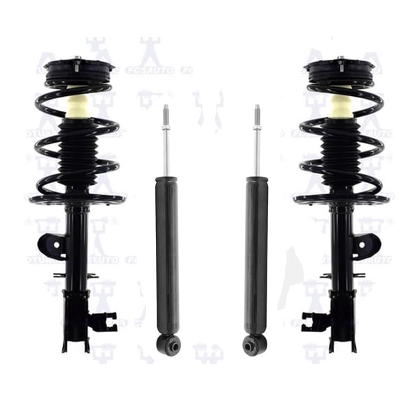 Complete Coil Spring Struts Shocks for 2016 Nissan Murano 2.5L Hybrid Automatic