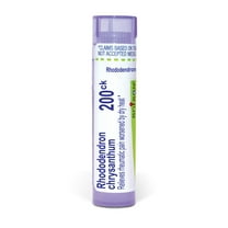 Boiron Rhododendron Chrysanthum 200CK, Homeopathic Medicine for Rheumatic Pain Worsened By Dry Heat, 80 Pellets