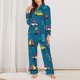 thumbnail image 2 of Balery Transportations with Buildings Conjunto de Pijama con Estampado para Mujer, Conjunto de Dos Piezas con Manga Larga, Ropa de Dormir Suave con Bolsillos, Pijamas Cómodos-XX-Large, 2 of 7