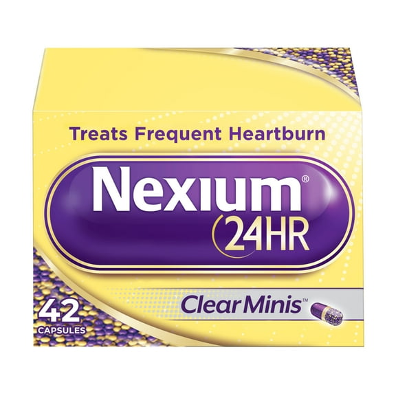 Nexium 24HR Clearminis Acid Reducer Heartburn Relief Delayed Release Capsules With Esomeprazole Magnesium - 42 Count