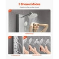 thumbnail image 3 of Shower Panel Tower System Stainless Steel Column Rainfall Head Massage Jet, 3 of 6