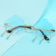 thumbnail image 4 of Gafas de sol sin montura 2 Piezas Sunnimix Vintage Nubes Borla Punk, 4 of 4