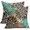 Coffee Brown Teal, variant on Brown Burgundy Red Pillow Covers 20x20 Set of 2 Modern Dahlia Floral Decorative Outdoor Pillowcases Geometric Art Flower Farmhouse Throw Cushion Case Decor for Couch Sofa Bed