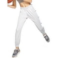 thumbnail image 3 of xiaxaixu Women Casual Long Pants, Color Blocking Buttoned Side Split High Waist, 3 of 6