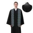 thumbnail image 4 of Xecao Happy Mother's Day Print Graduation Shawl Stole Honor Stole Adult 72" Academic Commencements, 4 of 7