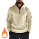 thumbnail image 1 of pstuiky Camisas de manga larga de invierno para hombre, Sudadera con capucha de manga larga para hombre, estilo casual, con bolsillos, color liso camisetas de hombre l, 1 of 9