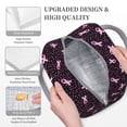 thumbnail image 3 of Lukts Sac à Lunch Portable Imprimé Sensibilisation au Cancer du Sein, Sac à Lunch Pique-Nique - Imperméable, Isolant Thermique et Froid, Adapté pour l'École, le Travail, 3 of 6