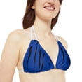 thumbnail image 4 of Effete Feline Claw Marks Scratch Strappy Triangle Bikini Top (AOP), 4 of 4