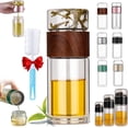 thumbnail image 1 of Infusifie Tea Infuser, Infusifie - Tea Infuser, 2025 New Glass Tea Infuser Bottle, Light Portable Travel Tea Maker with Tea Filter (Wood,16oz), 1 of 1