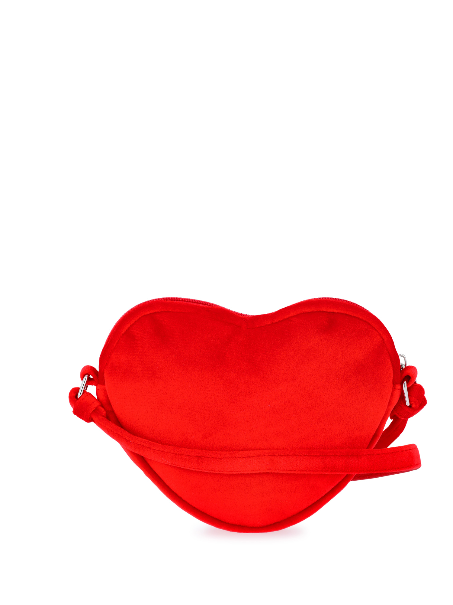 Wonder Nation Girls Sequin Heart Shaped Crossbody, Red