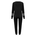 thumbnail image 5 of ICHUANYI Clearance Women's Fashion Printed Round Neck Long Sleeve Loose Casual Sports Two Piece Set ICHUANYI "ICHUANYI", 5 of 5