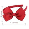 thumbnail image 2 of Fashion cute red bow headband for girls toddlers, 2 of 3