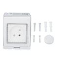 thumbnail image 1 of Enchufe inteligente WiFi para PC, ABS, IP55, resistente al agua, con aplicación de control remoto, toma de corriente para baño y exterior, de 100 a 240 V, 1 of 14