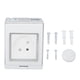 thumbnail image 1 of WiFi Smart Socket PC ABS IP55 impermeable APP Control remoto toma de corriente para baño al aire libre 100 a 240V SN55 I (enchufe ISR 16A), 1 of 5