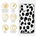 thumbnail image 4 of Case Yard iPhone-11 Case Clear Soft & Flexible TPU Ultra Low Profile Slim Fit Thin Shockproof Transparent Bumper Protective Cover Drop Protective Cell Phone Cases (Leopard Brush), 4 of 8