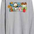 thumbnail image 3 of Garfield -  Character Grid - Men's Long Sleeve T-Shirt, 3 of 5