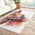 thumbnail image 4 of Cow Area Rug 5x7, Cartoon Cow Rugs for Bedroom, Farm Animal Carpet, Living Room Rugs Decorations, Stain Resistant Soft Low Pile Machine Washable Rug 17&-18, 4 of 7