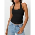 thumbnail image 2 of SMZ Going Out Tops for Women Halter Tops 2025 Summer Backless Shirts Sleeveless Crop Shirt Y2k Fashion Clothes, 2 of 6