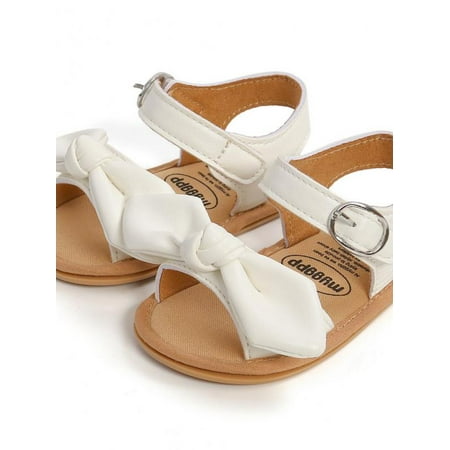 

HOTWINTER Girls Anti-Slip PU Leather Sandal Dress Bowknot Shoe for Toddler/Little Kid Party School Shoe