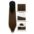 Fashion Style Heat Resistant Fiber Wig Wigs Women's Hats Wigs Black