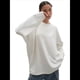 thumbnail image 2 of Camisetas de Larga Extragrandes para Mujer, Camisetas Básicas de Cuello Redondo, Tops de Otoño, Ropa Informal de Entrenamiento Y2K. M, 2 of 9