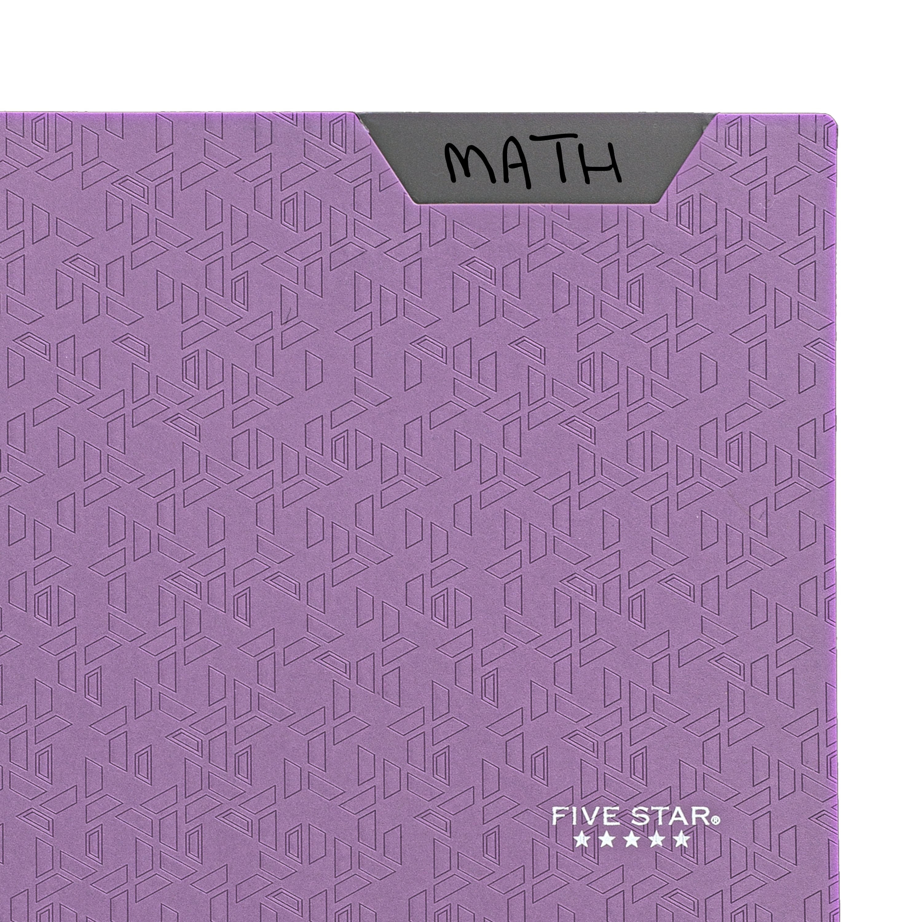 (4 pack) Five Star 2-Pocket Stay-Put Plastic Folder, Amethyst Purple