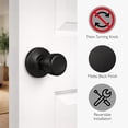 thumbnail image 7 of Design House Terrace Non-Turning One-Sided Dummy Door Knob, Matte Black, 7 of 7