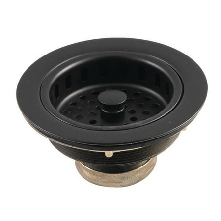 

Made To Match Kitchen Sink Basket Strainer Matte Black