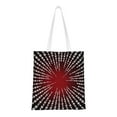 thumbnail image 1 of DouZhe Reusable Grocery Bags, One Zero Binary Code Lightweight Polyester Canvas Cloth Tote Bag for Travle Gym Shopping School, 15" x 16", 1 of 7