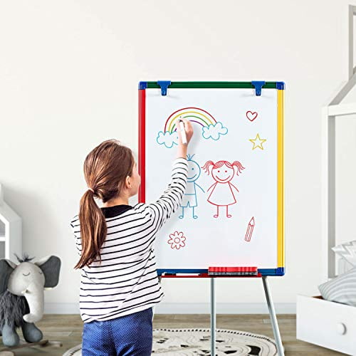 Tripod Whiteboard Easel White Board Stand 36 x 24 In Magnetic Dry Erase  Board