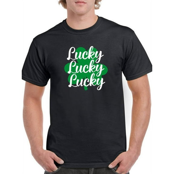 Lucky Lucky Lucky T-Shirt Men -Image by Shutterstock, Male XX-Large