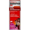 Sudafed Children's PE Nasal Decongestant, Liquid Cold Relief Medicine with Phenylephrine HCl, Alcohol Free and Sugar-Free, Berry-Flavored, 4 fl. oz Children's Nasal Decongestant