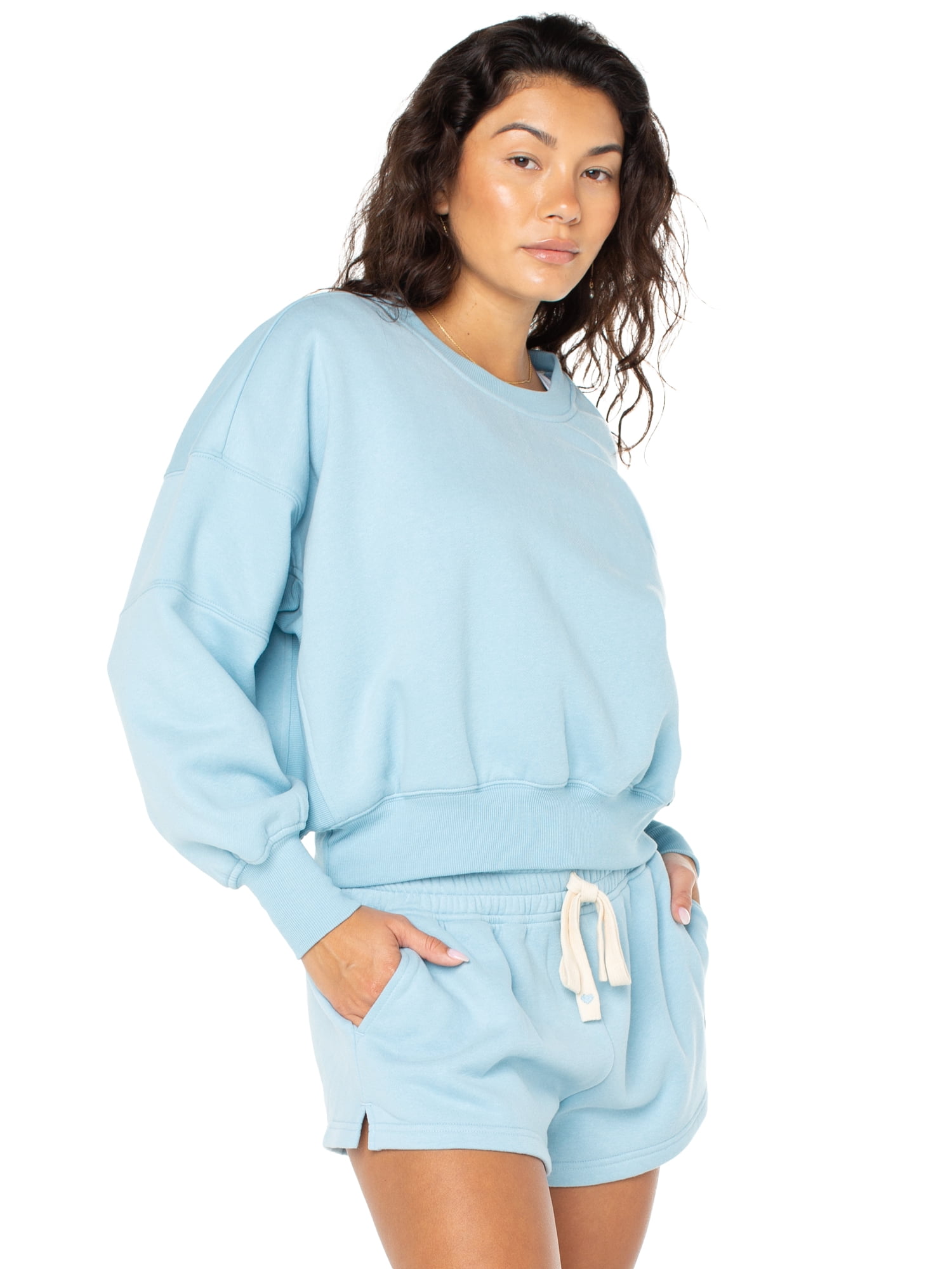 Celebrity Pink Women's and Women's Plus Oversized Boyfriend Sweatshirt, Sizes XS-4X