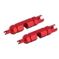 thumbnail image 4 of Bicycle Tire Nozzle Wrench Valve Core Tool, Double Head Bike Valve Core Tool CNC Turning  For Detachable French Valves For American Valves Red, 4 of 8