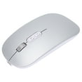 thumbnail image 4 of Souris Sans Fil 1600DPI AI Souris Optique Entrée Vocale Traduction Fournitures Informatiques pour Ordinateur Portable Argent, 4 of 14