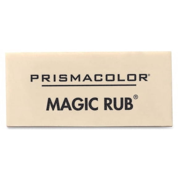 1 piece Prismacolor Magic Rub Vinyl Erasers, White, Pack Of 12