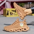 thumbnail image 7 of Linenghs Men's fashionable breathable mesh spiral sole comfortable height increasing running shoes, 7 of 7