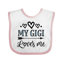 Inktastic My Gigi Loves Me Boys or Girls Baby Bib