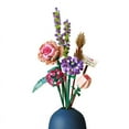 thumbnail image 2 of Bloques de construcción de flores 1657 Mini gránulos DIY Simulación de flores decorativas Bloques de construcción, 2 of 2