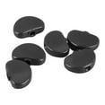 thumbnail image 1 of 6 Pcs Guitar Machine Head Button, Half Round Tuning Peg Replacement  Premium Plastic For Various Guitars, 1 of 8