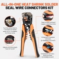 thumbnail image 3 of Filluck 2075 PCS Heat Shrink Solder Seal Wire Connectors Kit with Heat Gun and Wire Stripper, 10-26 AWG Waterproof Butt Splice Connectors for Automotive Marine and Wiring Repair, 3 of 10