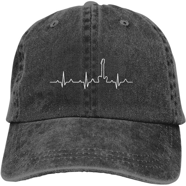 Baseball Cap Bass Guitar Heartbeat 1 Men Snapback Casquettes Adjustable Baseball Cap