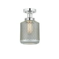thumbnail image 5 of Innovations Lighting  Stanton - 1 Light 6" Semi-Flush Mount Satin Gold/Clear Wire Mesh, 5 of 5