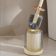 thumbnail image 6 of Under $10 Toilet Brush Cleaner Compact Freestanding Toilet Bowl Cleaner Brush Bathroom Cleaning Tool, 6 of 9
