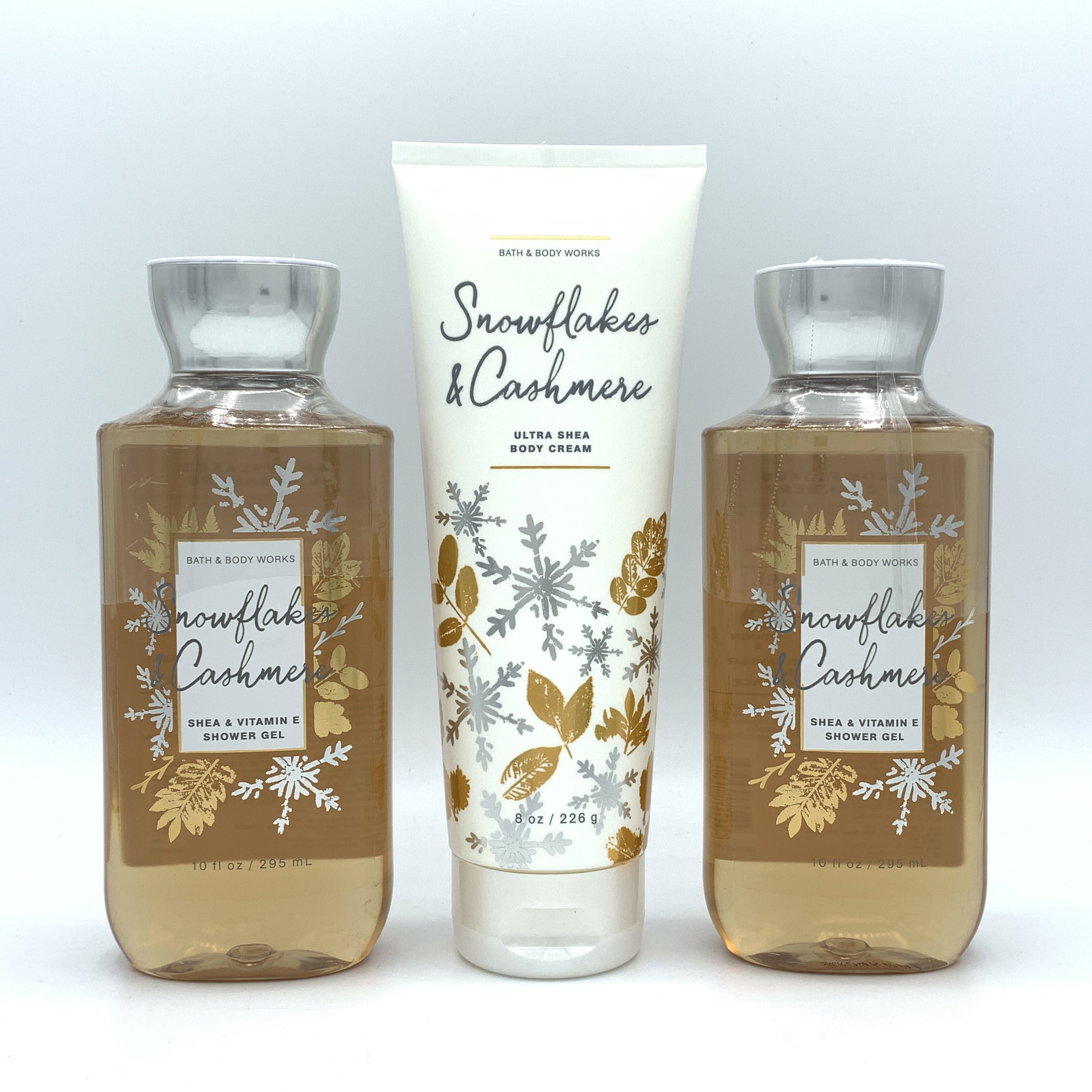 Bath and Body Works Snowflakes and Cashmere Ultra Shea Body Cream and