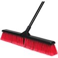 thumbnail image 2 of 24" Heavy Duty Push Broom 63" Long Handle Stiff Bristles for Workshop Garage Concrete Patio Deck Sweeping, 2 of 4